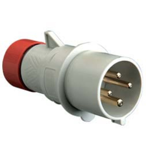 Plug 32A 415V 4P IP44