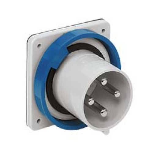 Panel mounted appliance inlet 125A 230V 3P IP67