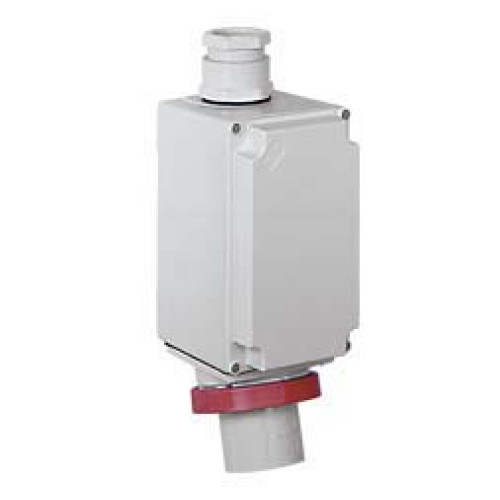 Wall mounted appliance inlet 125A 415V 5P IP67