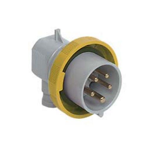 Angled plug 16A 110V 3P IP67