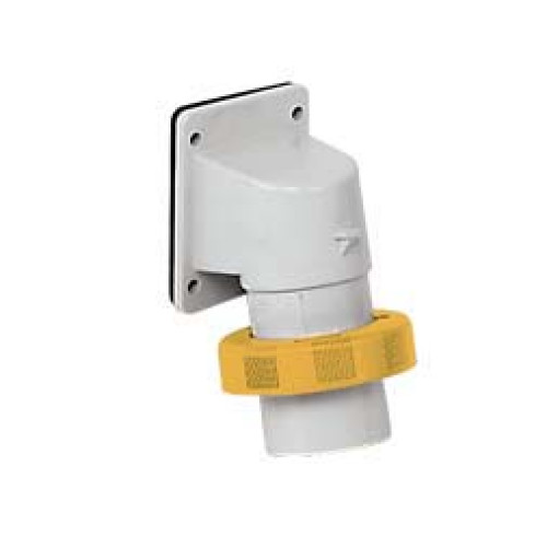 Panel mounted appliance inlet 16A 110V 3P IP67
