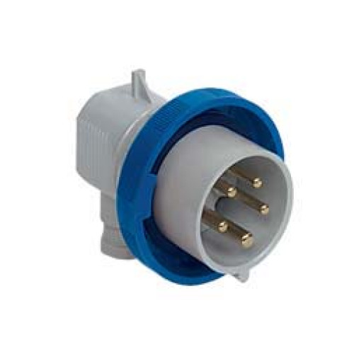 Angled plug 16A 230V 3P IP67