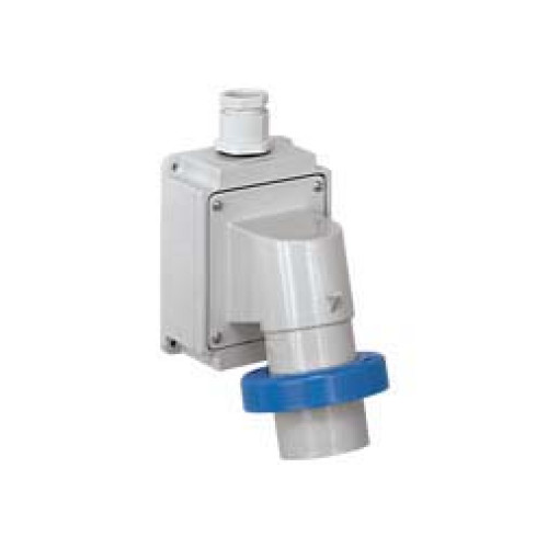 Wall mounted appliance inlet 32A 230V 3P IP67