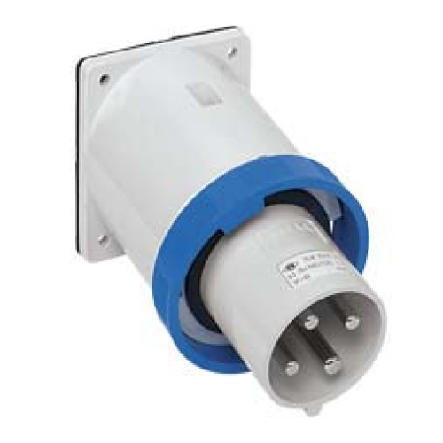 Panel mounted appliance inlet 63A 230V 3P IP67