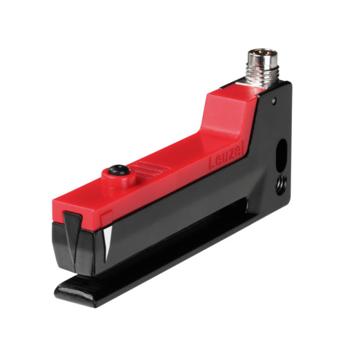 Forked photoelectric sensor, LED infrared, PNP label signal NPN gap signal, M8 connector, 4-pin vertical outlet