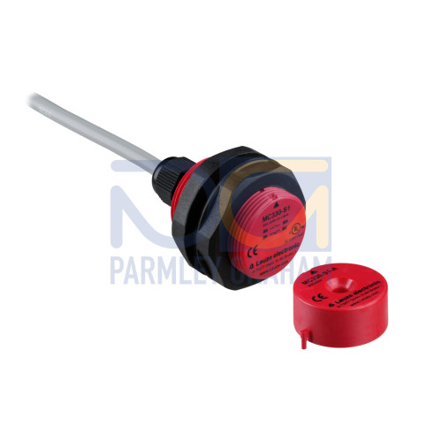 Magnetically coded sensor, 5m cable (PVC), M30 Housing (6mm range), 1NO / 1NC