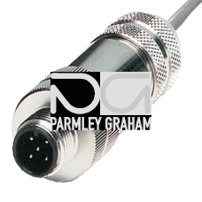 Power Cable 4-Conductor 14AWG L-Code Straight M12 to bare end 5ft