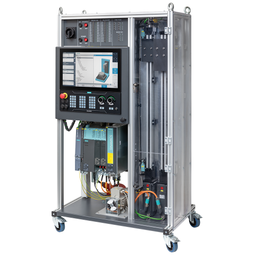 training rack for SINUMERIK ONE the training rack SINUMERIK ONE is suitable for practice-related training of commissioning, operation and programmi...