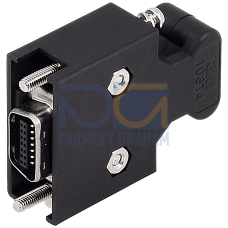 signal connector 6FX2003-0SB14 for connection to S-1FL6 HI 14-pole insulator, MDR Bayonet lock 14 x socket contact (0.05-0.2 mm2) D6 to D8 mm Contents