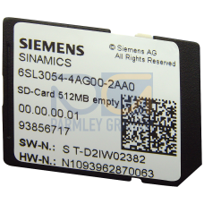 SINAMICS G120 SD-Card 512 MB INCLUDING CERTIFICATE OF LICENCE V4.7