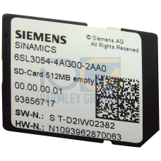 SINAMICS G120 SD-Card 512 MB INCLUDING CERTIFICATE OF LICENCE V4.7 SP6 HF5