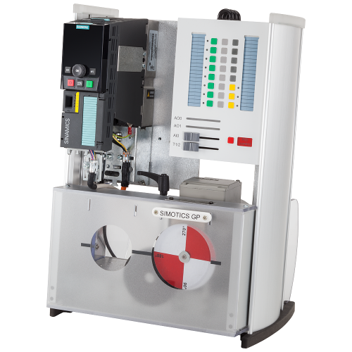 The training case single-axis drive modular design Contains the following components: Power Module PM240-2 230 V 1AC CU240E-2 Control Unit, Operato...