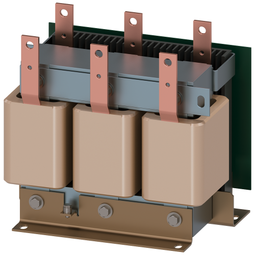 SINAMICS DU/DT filter compact plus (integrated in the cabinet) Voltage peak limiter for Power Module/Motor Module 660-690V 3AC 110/132kW SINAMICS S: 500-690V 3AC 110/132kW max. cable length 100/150 m