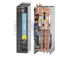 SINAMICS S120 single motor module input: 675 - 1035 V DC output: 500 - 690 V 3AC, 215 A rated power: 200 kW type of construction: built-in liquid cooling support of the extended Safety Integrated fun