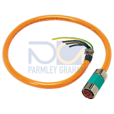 Power cable pre-assembled type: 6FX8002-5CF12 4x 4 C, connector SPEED-CONNECT Sz. 1.5 for SINAMICS S