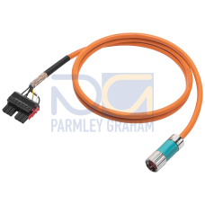 Power cable pre-assembled TYPE 6FX5012-5DN06 4X1.5, (2X1.5)C C CONNECTOR SPEED-CONNECT SIZE 1 FOR SINAMICS S120 BOOKSIZE MOTOR MODULE C-/D-TYPES PREPARED CONDUCTORS, SINAMICS CONNECTOR INCLUDED MOTION