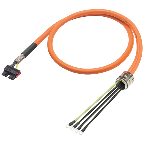 Power cable pre-assembled TYPE 6FX8002-5CP47 4X10C, SCREW GLAND M40/ 1PH813. FOR SINAMICS S120 BOOKS