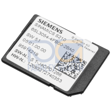 SINAMICS S210 SD card 512 MB incl. licensing (Certificate of License, stored on the card) V5.2 HF11