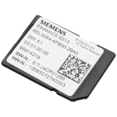 SINAMICS S210 SD card 512 MB incl. licensing (Certificate of License) V5.2 SP3 email address for order with Z option is required