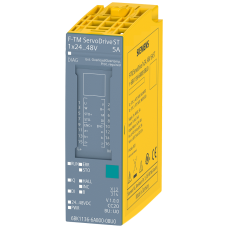 SIMATIC F-TM ServoDrive ST, drive controller for servo drives in the safety extra low voltage range, 24 to 48 V DC power supply of the drive, output current 5 A, for SIMATIC ET 200SP, with brake chop