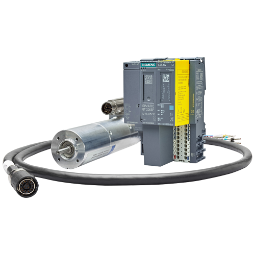 SIMATIC F-TM ServoDrive ST 5A, SIMATIC ET 200SP PROFINET IM 155-6PN ST interface module, SIMATIC ET 200SP U0 Base Unit, hybrid cable CSD_LAiO2 1.5 ...