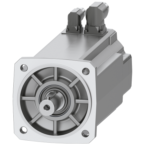 SIMOTICS S-1FK2 HD servo motor M0=16 Nm; PN = 3.3 kW at nN=3000 rpm (380-480 V); PN = 2.15 kW at nN=1500 rpm (200-240 V); degree of protection IP64; shaft D24x50 mm with feather key; absolute encoder