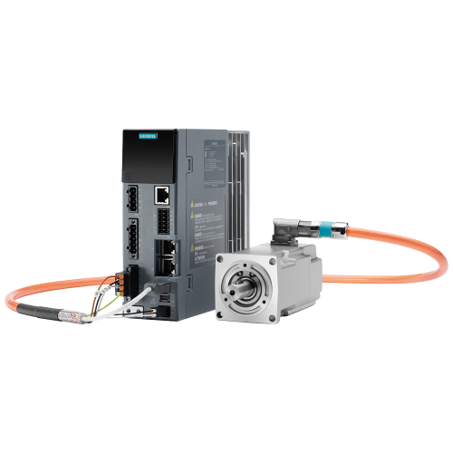 STARTER kit SINAMICS S210&1FK2 including Extended Safety license S210: 6SL5310-1BB10-4CF0 input voltage: 200-240 V 1AC 0.4 kW, SD card with Extended Safety IP20, 55 x 170 x 170 (WxHxD) SIMOTICS S, 1FK