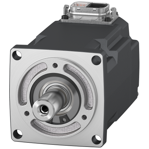 SIMOTICS S-1FL2 Supply voltage 400V 3AC Pn=0.4kW;Nn=3000rpm M0=1.27Nm;Mn=1.27Nm Shaft height 30mm With hybrid connector AS21bit Plain shaft