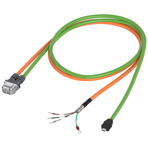 Dual cable pre-assembled 4x0.75/3x2x0.25 for motor S-1FL2 SH20/30/40 with S200, MOTION-CONNECT 350 Length(m)=10m