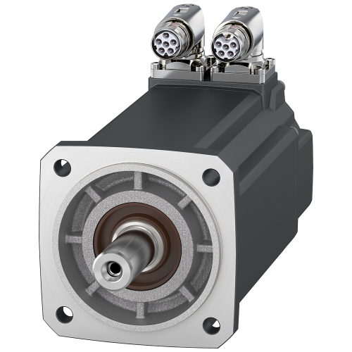 SIMOTICS S-1FL2 Supply voltage 400V 3AC Pn=1.5kW;Nn=3000rpm M0=6Nm;Mn=4.6Nm Shaft height 48mm With angular connector AS17bit Plain shaft