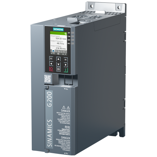 SINAMICS G200 PN 380V-480V, 4kW LO / 5.5kW HO, with panel