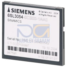 SINAMICS S120 CompactFlash card without performance expansion incl. licensing (Certificate of License, stored on the card) V5.2