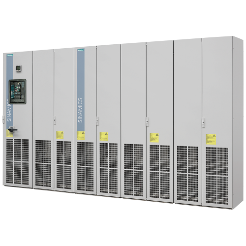 SINAMICS S120 Cabinet Module Smart Line Module with CIM 380-480V 3AC, 50/60 Hz Output: 510-650 V DC, 730A Type rating: 355kW Cabinet unit IP20 air cooling