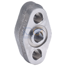 OVAL FLANGE WITH INTERNAL THREAD 1/2-14 NPT MAT. NO. 1.4404 PRESSURE EQUIPMENT DIREKTIVE F. GAS 1/LI