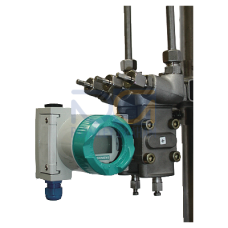 5-way-valve manifold DN 5, 420 bar,for direct flanging to transmitters, process connection: pipe uni
