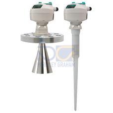 SITRANS LR200 Radar level transmitter with horn: continuous, non-contact, 20 m (66 ft) range, for liquids and slurries.