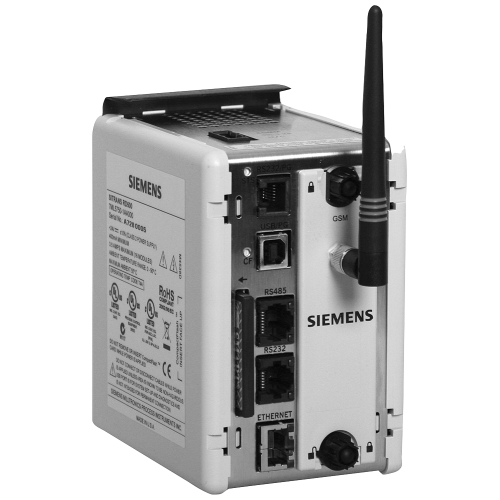 The SITRANS RD500 is a remote data manager providing integrated web access, alarm event handling and