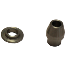 Roll and disk made of stainless steel 316. For replacement of the Teflon roll and aluminum disk in t