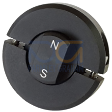 Spare part: Magnet holder made of anodized aluminium including magnet for non-contacting position detection for part- turn actuators