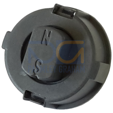 Spare part: Magnet holder made of fiberglass- reinforced polyester including magnet for non-contacti