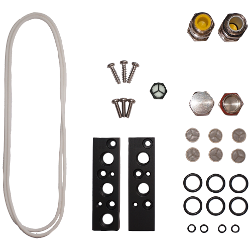 SIPART PS2 Spare Part Set G1/4 SA/DA containing: seals, filters, cable glands, silencers and terminal strips. 6DR5&brvbar;-0.{G, P, R}*