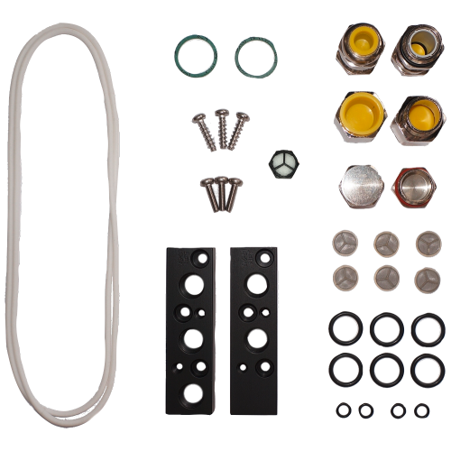 Spare parts set for SIPART PS2: pneumatic terminal strips &deg;C&frac14;-18 NPT single / double acting , 6 filter discs, 6 o-rings (14 x 2.5) and fixing screws for terminal strips, 4x o-ring (5.5 x 1.5) 