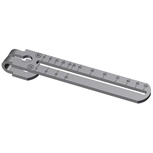 LEVER FOR MOUNTING SET 6DR4004-8V OF SIPART PS2 ELECTROPNEUMATIC POSITIONER TO IEC 534 PART 6 TRAVEL