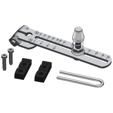 MOUNTING SET FOR SIPART PS2 ELECTROPNEUMATIC POSITIONER MOUNTING ON LINEAR ACTUATORS CONSISTING OF A