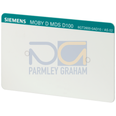 Transponder MDS D100 for RF200/RF300 ISO/MOBY D PVC ISO Card up to +60&deg; ISO 15693 chip type, NXP IC