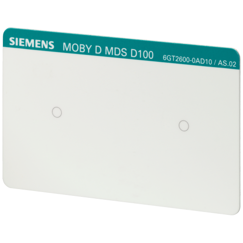 Transponder MDS D100 for RF200/RF300 ISO/MOBY D PVC ISO Card up to +60&deg; ISO 15693 chip type, NXP IC