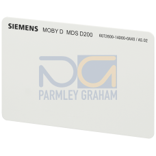 Transponder MDS D200 PVC ISO Card, RF200/RF300 ISO/MOBY D, ISO 15693, 256 Byte