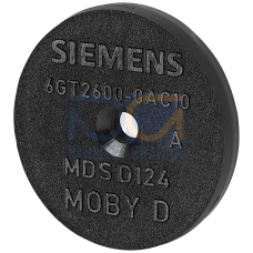 Transponder MDS D124 button heat-res.,RF200/RF300 ISO/MOBY D, ISO15693, 112 byte