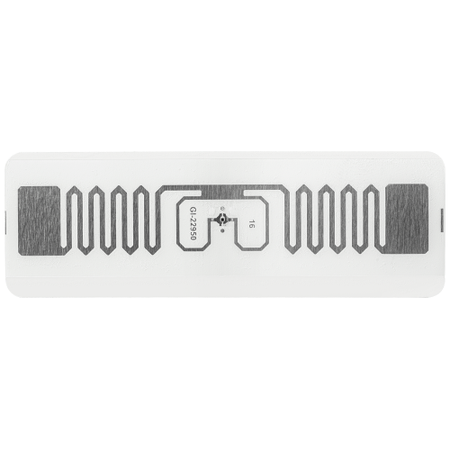 SIMATIC RF630L SmartLabel PET white, 75x25 mm ISO 18000-6C, EPC Class 1 Gen 2 frequency 860 to 960 MHz chip type NXP Ucode 8 128 bit (16 bytes) EPC memory 0 bit (0 bytes) user memory strongly adhesive