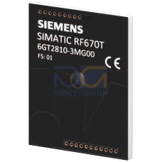 SIMATIC RF670T (ETSI) FR4, 40 x 30 x 4.1 mm ISO 18000-63, EPC Class 1 Gen 2 frequency 865 to 868 MHz NXP UCODE 9XM 496 bits (62 bytes) EPC ID 752 bits (94 bytes) user memory fixing by glueing on meta